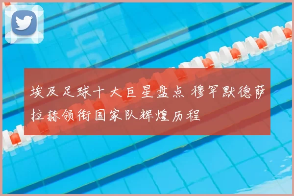 埃及足球十大巨星盘点 穆罕默德萨拉赫领衔国家队辉煌历程